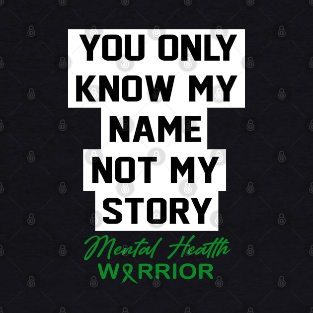 Mental Health Awareness You Only Know My Name by KHANH HUYEN